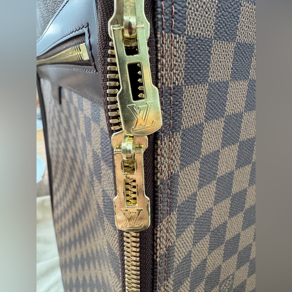 Louis Vuitton Brown Damier Ebene Canvas Carry-On with Gold Hardware - Picture 11 of 15